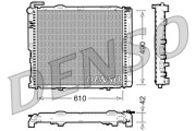 DRM17036 DENSO chladič motora DRM17036 DENSO