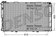 DRM17039 Chladič, chlazení motoru DENSO