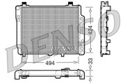 DRM17075 DENSO chladič motora DRM17075 DENSO