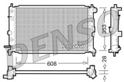 DRM20026 DENSO chladič motora DRM20026 DENSO