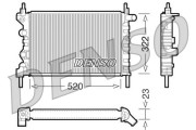 DRM20031 DENSO chladič motora DRM20031 DENSO