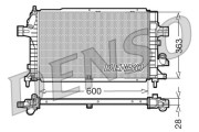 DRM20102 Chladič, chlazení motoru DENSO