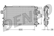 DRM20105 Chladič, chlazení motoru DENSO