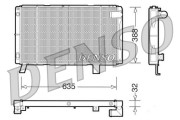 DRM21072 DENSO chladič motora DRM21072 DENSO