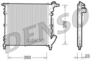 DRM23003 DENSO chladič motora DRM23003 DENSO