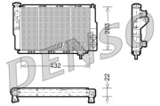 DRM23041 DENSO chladič motora DRM23041 DENSO