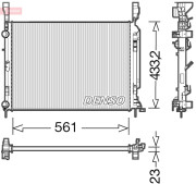 DRM23042 Chladič, chlazení motoru DENSO