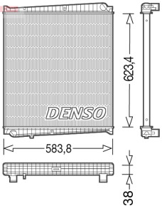 DRM23047 Chladič, chlazení motoru DENSO