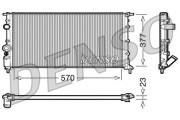 DRM23054 Chladič, chlazení motoru DENSO