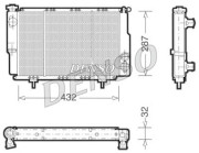 DRM23060 DENSO chladič motora DRM23060 DENSO