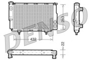 DRM23061 DENSO chladič motora DRM23061 DENSO