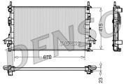 DRM23083 Chladič, chlazení motoru DENSO