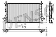 DRM23084 Chladič, chlazení motoru DENSO