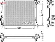 DRM23114 DENSO chladič motora DRM23114 DENSO