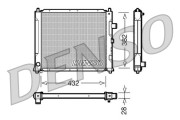 DRM24013 DENSO chladič motora DRM24013 DENSO