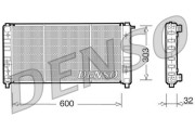 DRM26004 DENSO chladič motora DRM26004 DENSO