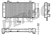 DRM27001 Chladič, chlazení motoru DENSO