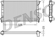 DRM32024 Chladič, chlazení motoru DENSO