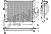 DRM32029 Chladič, chlazení motoru DENSO