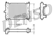 DRM32033 Chladič, chlazení motoru DENSO