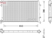 DRM32045 Chladič, chlazení motoru DENSO