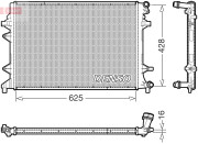 DRM32054 Chladič, chlazení motoru DENSO