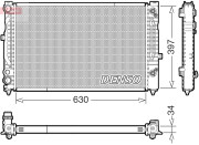 DRM32056 Chladič, chlazení motoru DENSO