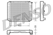 DRM33005 DENSO chladič motora DRM33005 DENSO