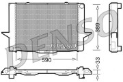 DRM33040 Chladič, chlazení motoru DENSO