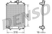 DRM35001 DENSO chladič motora DRM35001 DENSO