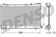 DRM36003 DENSO chladič motora DRM36003 DENSO