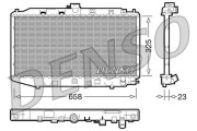 DRM40002 DENSO chladič motora DRM40002 DENSO