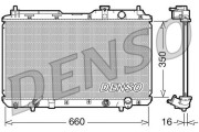 DRM40010 DENSO chladič motora DRM40010 DENSO