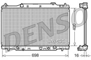 DRM40016 DENSO chladič motora DRM40016 DENSO