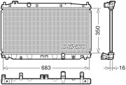 DRM40035 DENSO chladič motora DRM40035 DENSO