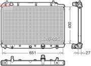 DRM40036 Chladič, chlazení motoru DENSO