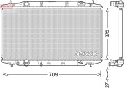 DRM40041 DENSO chladič motora DRM40041 DENSO