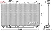 DRM40042 DENSO chladič motora DRM40042 DENSO