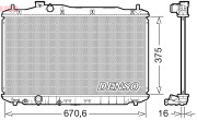 DRM40105 Chladič, chlazení motoru DENSO