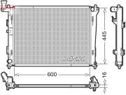 DRM41004 Chladič, chlazení motoru DENSO