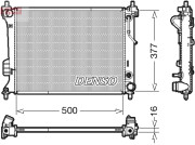 DRM41013 Chladič, chlazení motoru DENSO