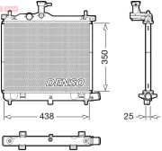 DRM41021 DENSO chladič motora DRM41021 DENSO