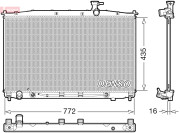 DRM41024 DENSO chladič motora DRM41024 DENSO