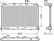 DRM41026 DENSO chladič motora DRM41026 DENSO