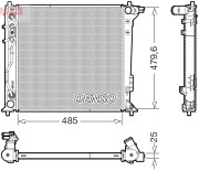 DRM41030 DENSO chladič motora DRM41030 DENSO