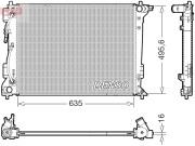 DRM41036 DENSO chladič motora DRM41036 DENSO