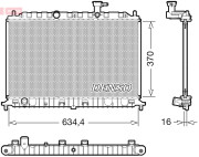 DRM43009 DENSO chladič motora DRM43009 DENSO