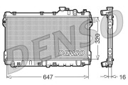 DRM44015 Chladič, chlazení motoru DENSO