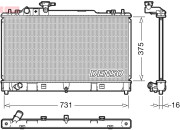 DRM44036 DENSO chladič motora DRM44036 DENSO