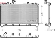 DRM44038 Chladič, chlazení motoru DENSO